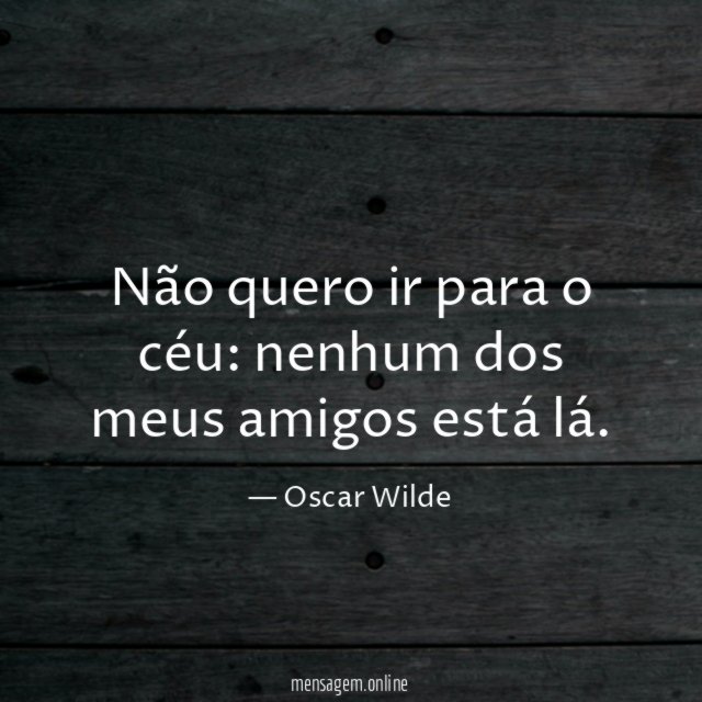 Não quero ir para o céu