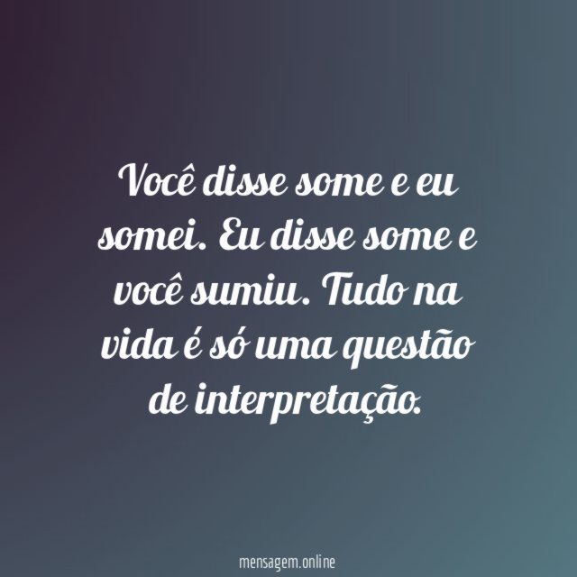 Você disse some e eu somei ➕