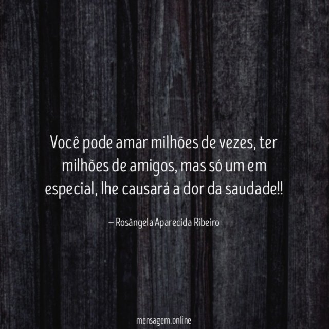 Você pode amar milhões de vezes