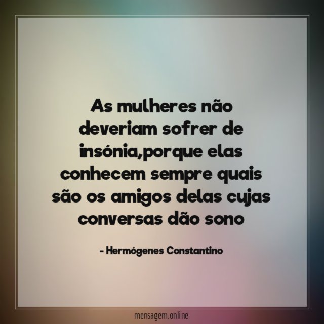As mulheres não deveriam sofrer de insónia
