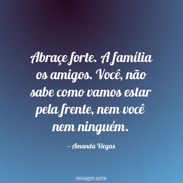 Abraçe forte