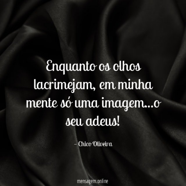 Enquanto os olhos lacrimejam