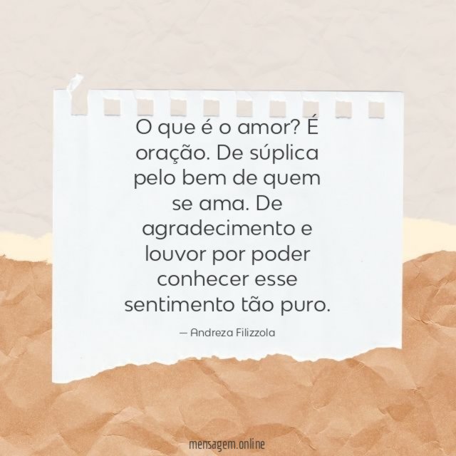 O que é o amor
