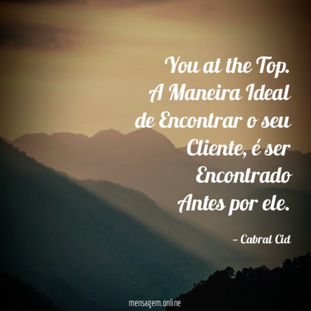 You at the Top