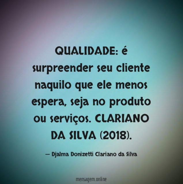 QUALIDADE