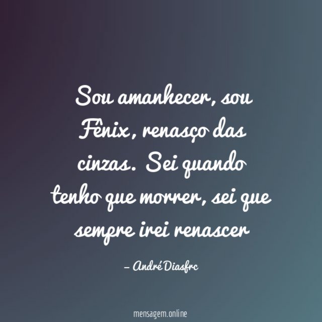 Sou amanhecer