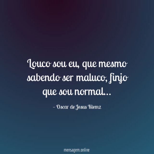 Louco sou eu