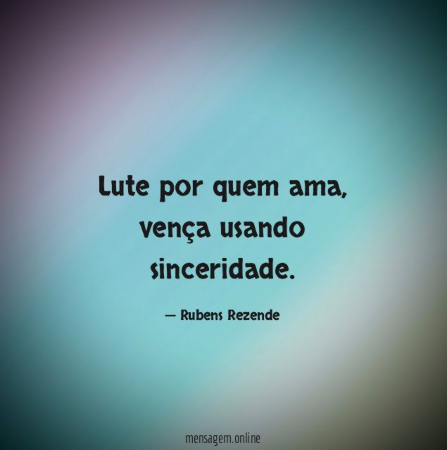 Lute por quem ama