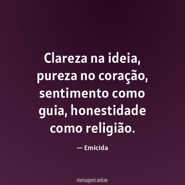 Clareza na ideia