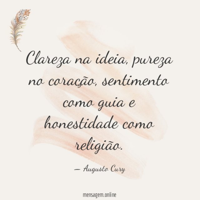 Clareza na ideia