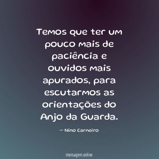 Temos que ter um pouco mais de paciência