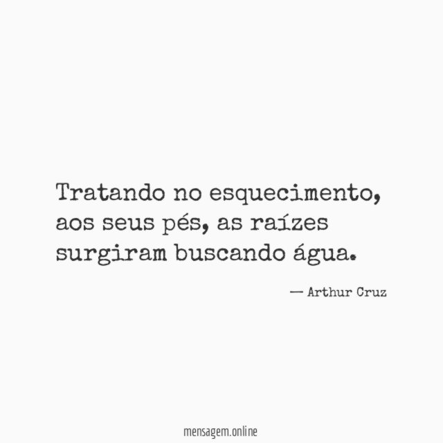 Tratando no esquecimento