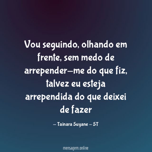 Vou seguindo