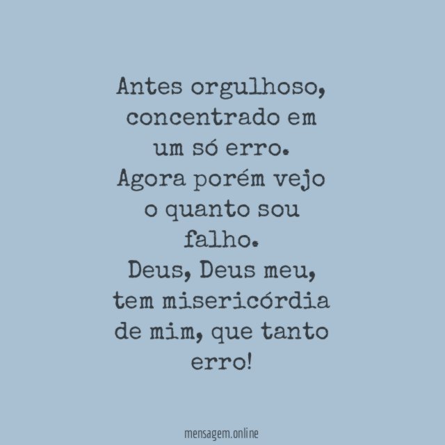 Antes orgulhoso