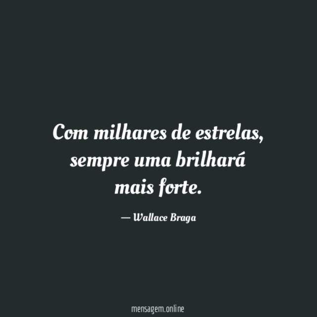 Com milhares de estrelas