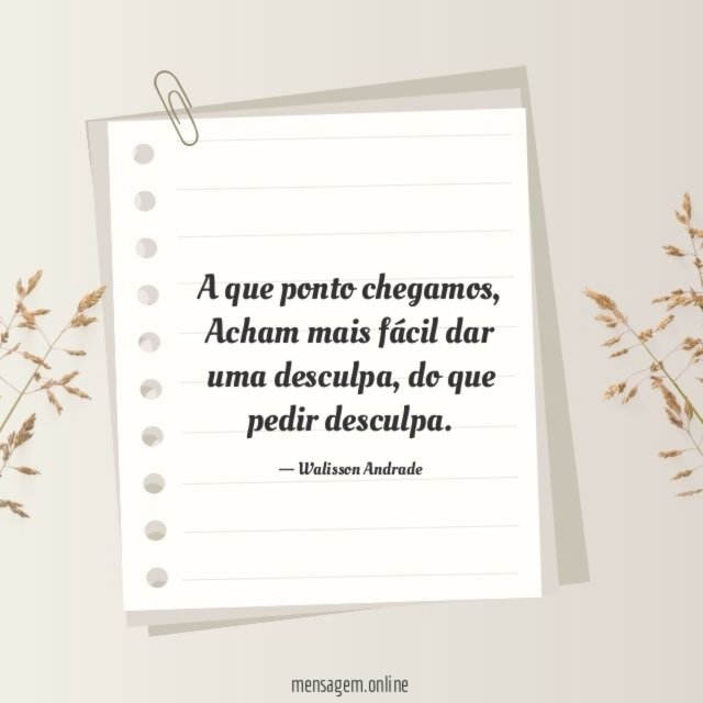 A que ponto chegamos