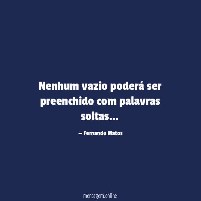 Nenhum vazio poderá ser preenchido com palavras soltas