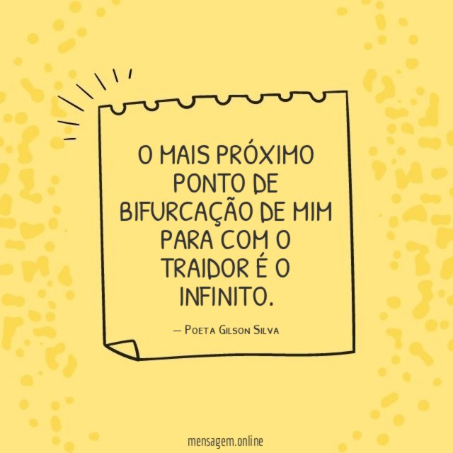 O mais próximo ponto de bifurcação de mim
