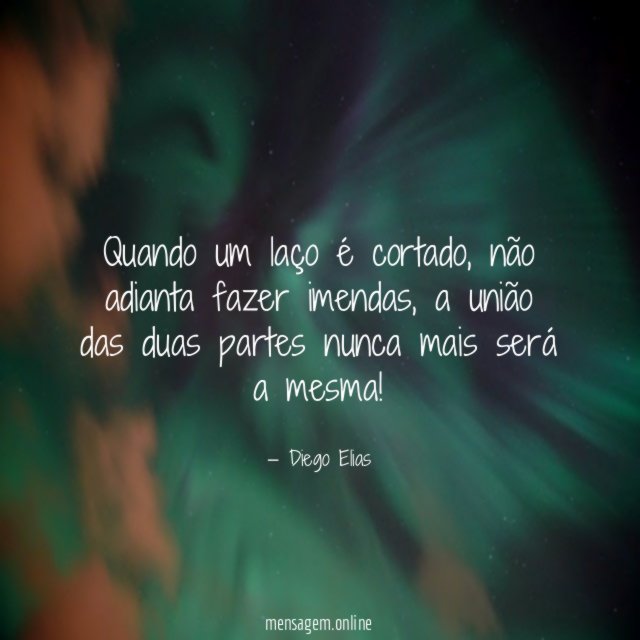Quando um laço é cortado