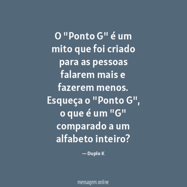 O "Ponto G" é um mito que foi