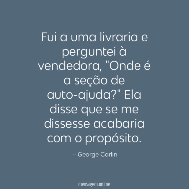 Fui a uma livraria e perguntei à vendedora