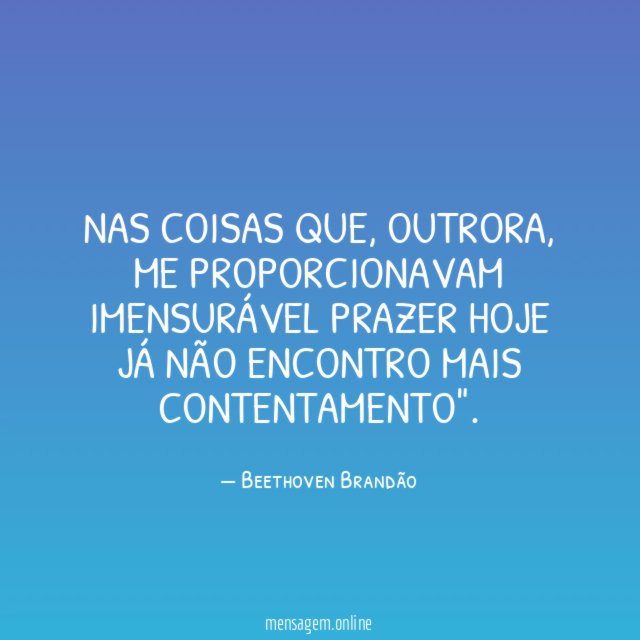 Nas coisas que