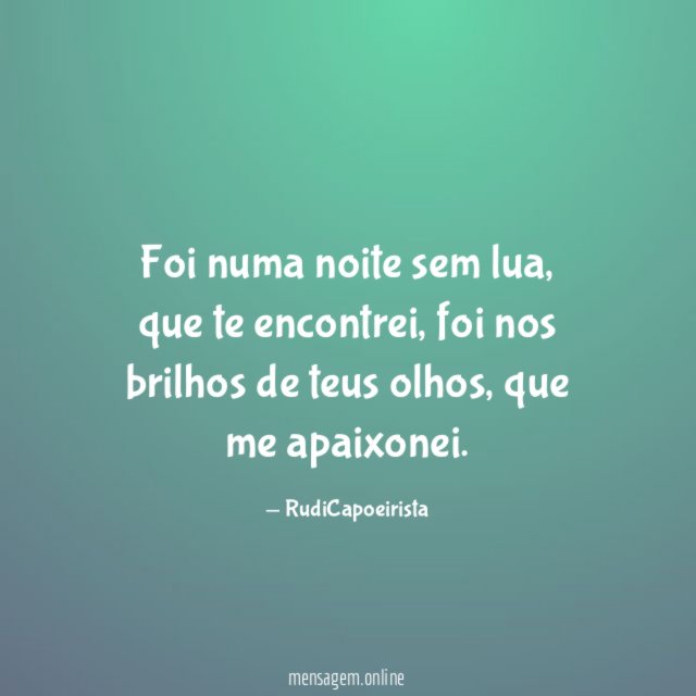 Foi numa noite sem lua
