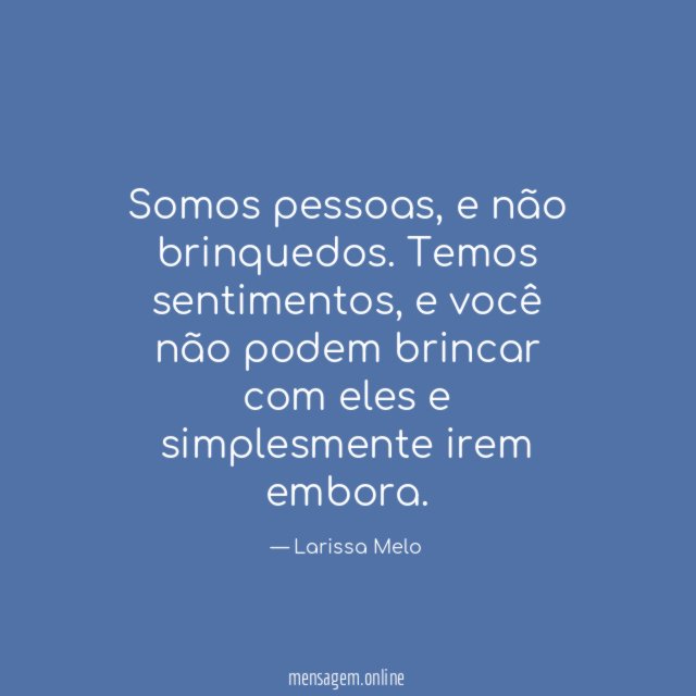 Somos pessoas