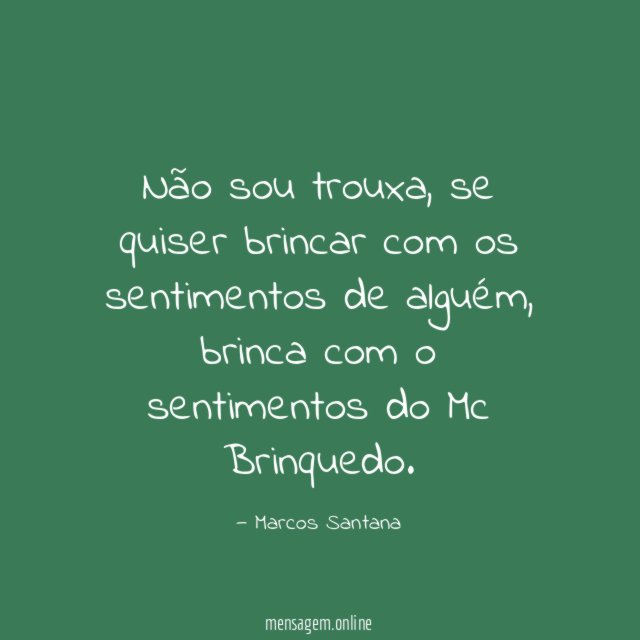 Não sou trouxa
