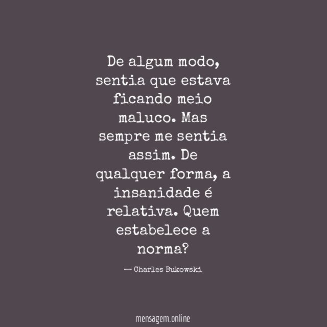 De algum modo