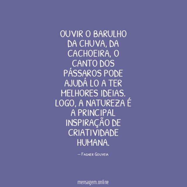 Ouvir o barulho da chuva