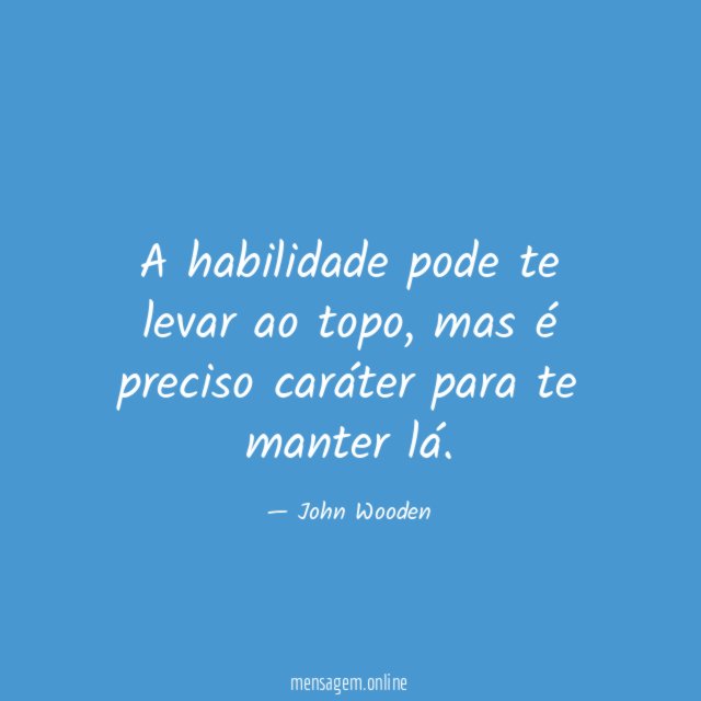 A habilidade pode te levar ao topo