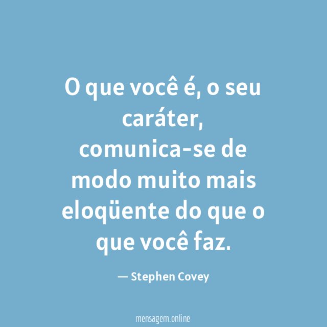 O que você é