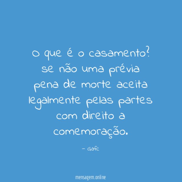 O que é o casamento
