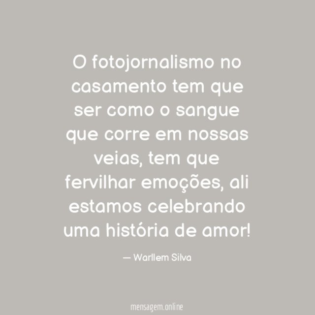 O fotojornalismo no casamento tem que ser como