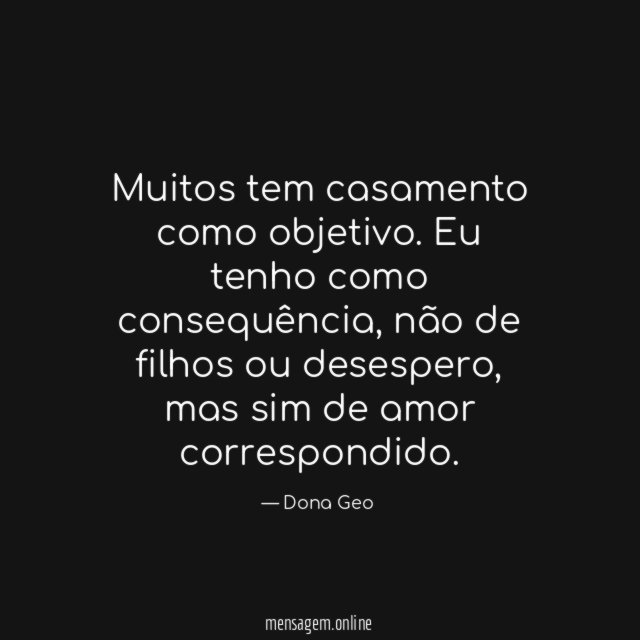 Muitos tem casamento como objetivo