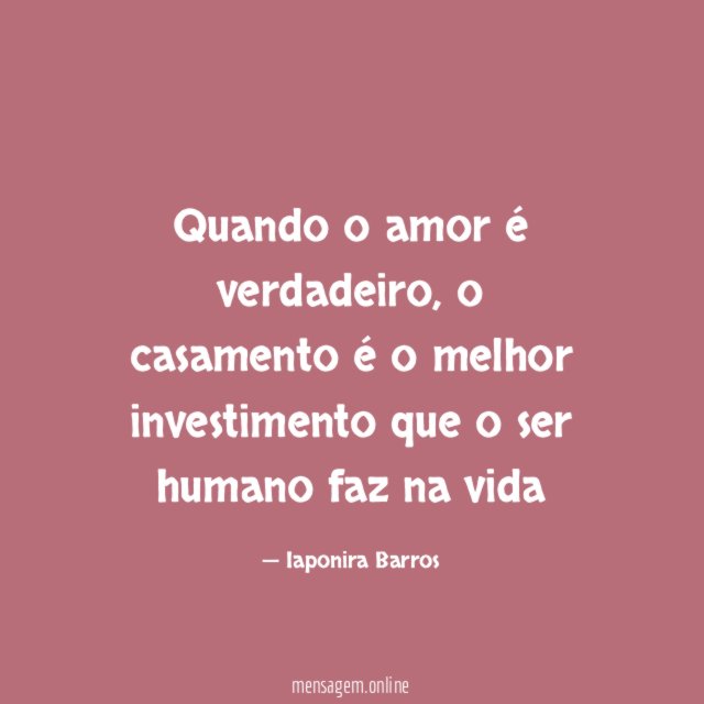 Quando o amor é verdadeiro
