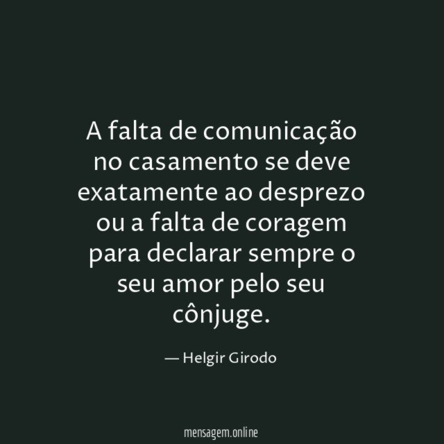 A falta de comunicação no casamento se deve