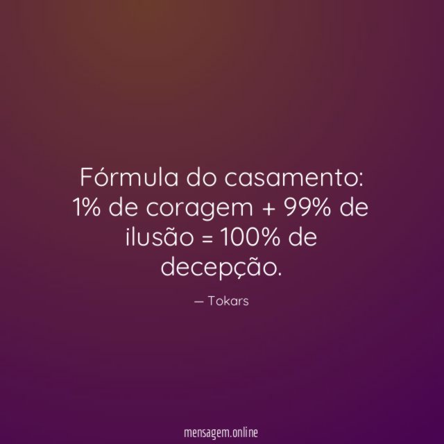 Fórmula do casamento