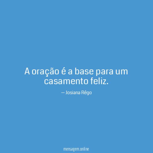 A oração é a base para um casamento feliz