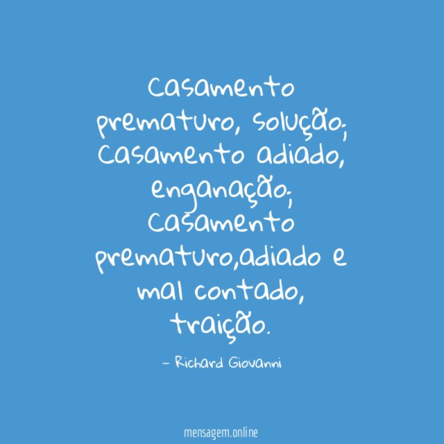 Casamento prematuro