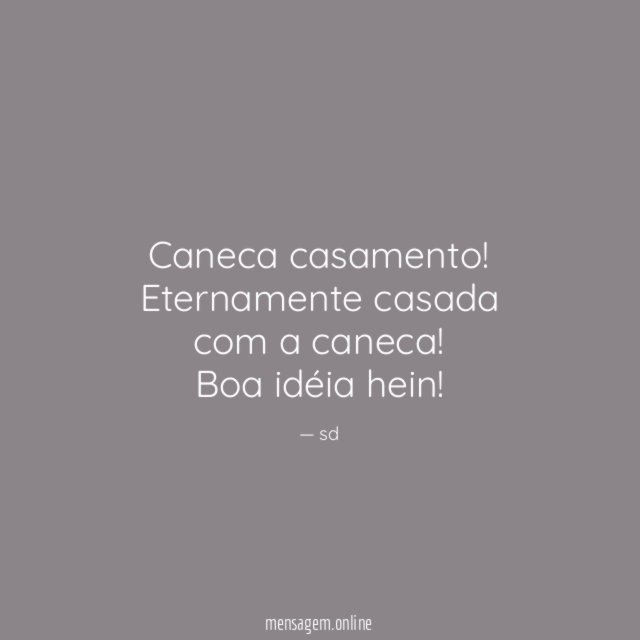 Caneca casamento