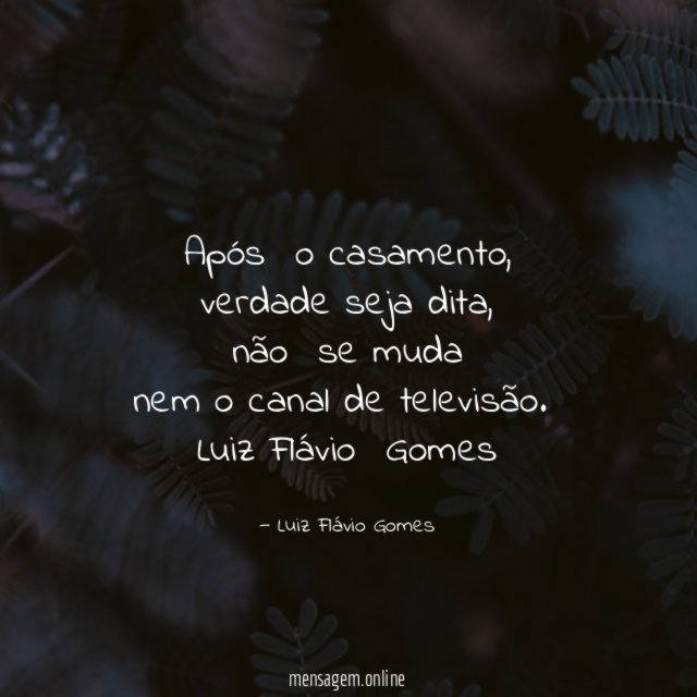 Após o casamento