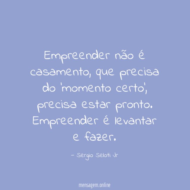 Empreender não é casamento