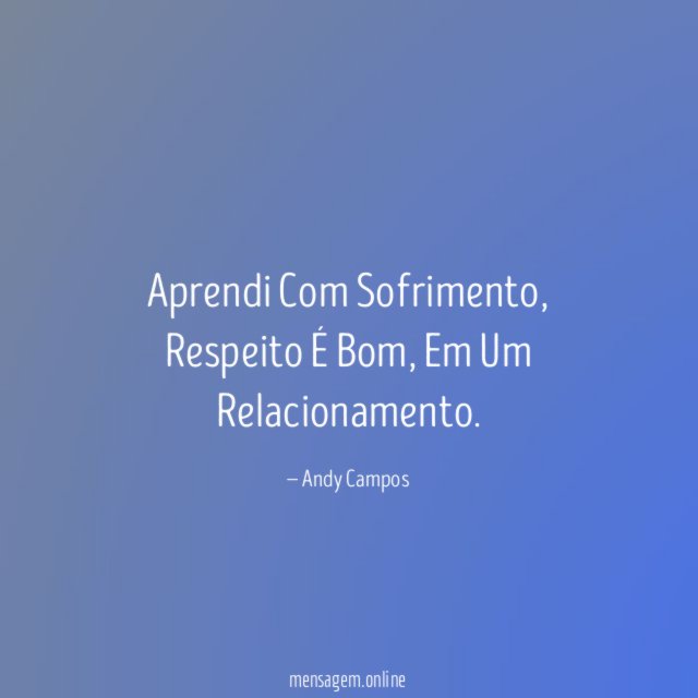 Aprendi Com Sofrimento