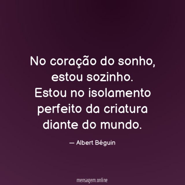 No coração do sonho