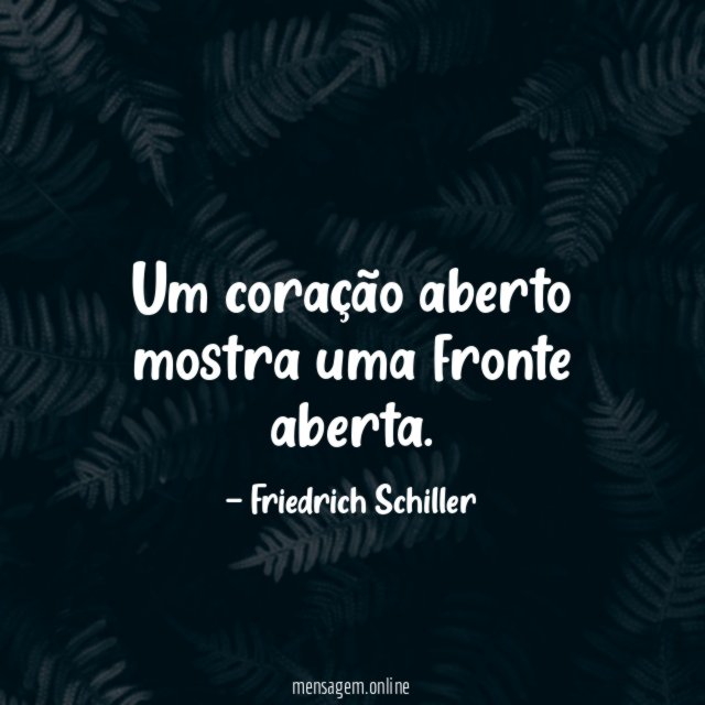Um coração aberto mostra uma fronte aberta