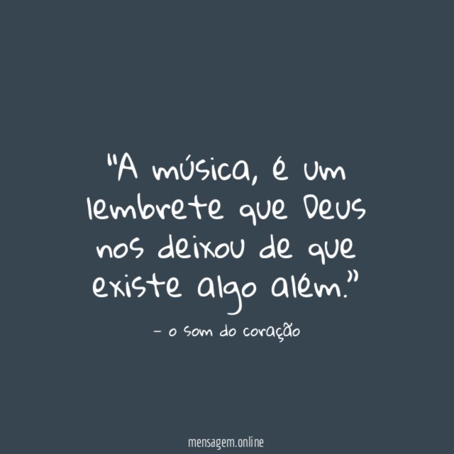 A música