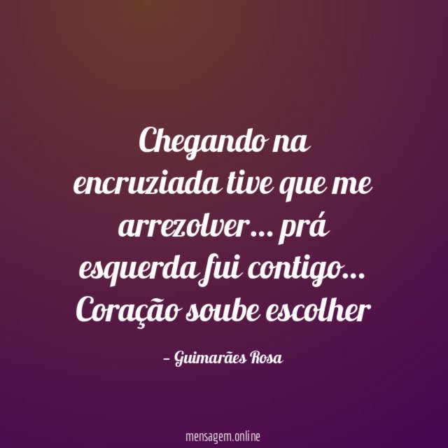 Chegando na encruziada tive que me arrezolver