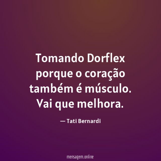 Tomando Dorflex porque o coração também é músculo